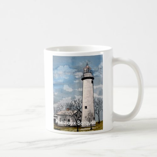 pointe aux Barques Lighthouse coffee cup mug