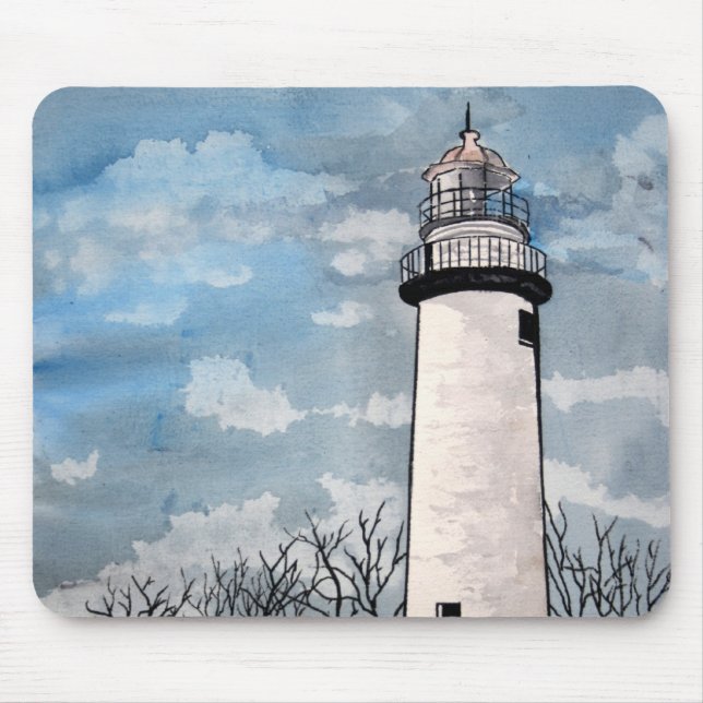 pointe aux Barques Lighthouse mousepad (Front)