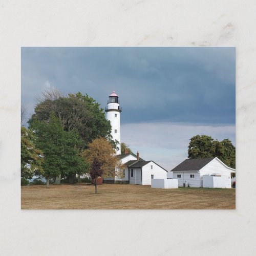 Pointe Aux Barques Lighthouse Postcard