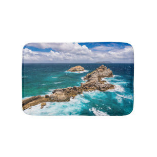 Pointe des Chateaux, Grande-Terre, Guadeloupe #2 Bath Mat