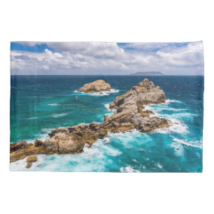 Pointe des Chateaux, Grande-Terre, Guadeloupe #2 Pillow Case