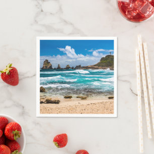 Pointe des Chateaux, Grande-Terre, Guadeloupe Napkins