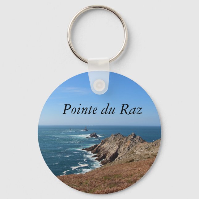 Pointe du Raz in Plogoff Keychain (Front)