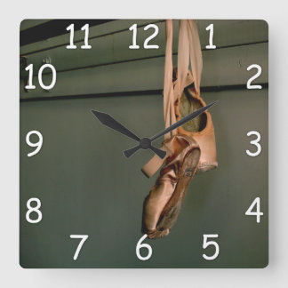 Pointe Shoe Wall Clock