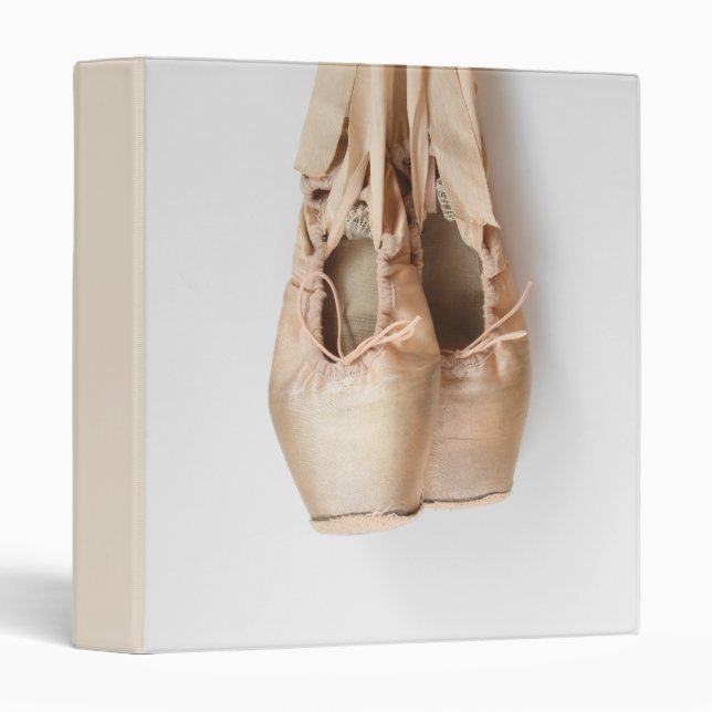 Pointe Shoes 3 Ring Binder (Front/Spine)