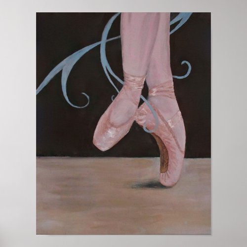 Pointe Shoes Poster