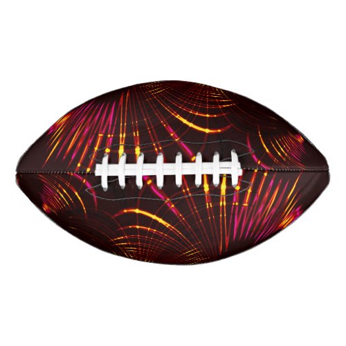 Pointed brownish curves from pink to fire color football