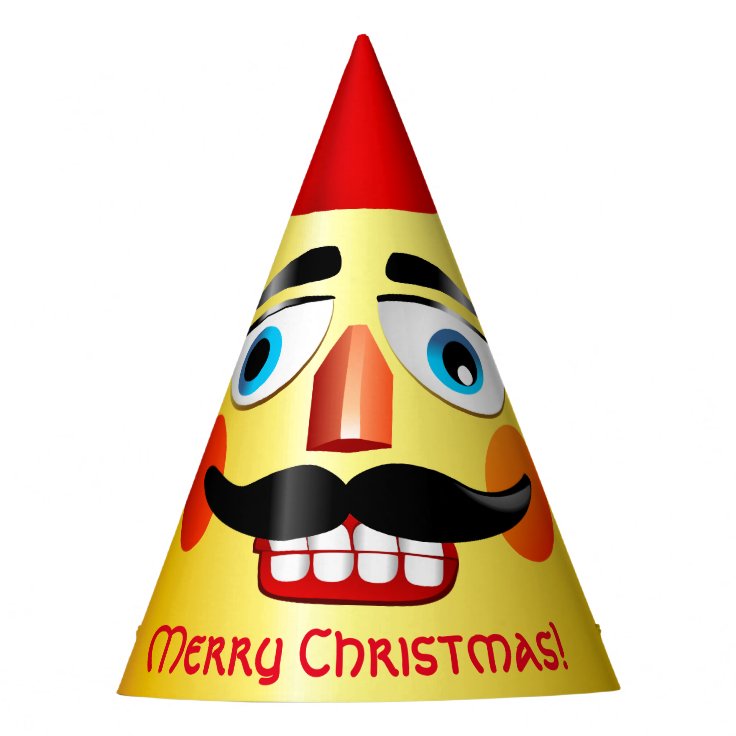 Pointed Head Xmas Nutcracker Toy Soldier Party Hat Zazzle