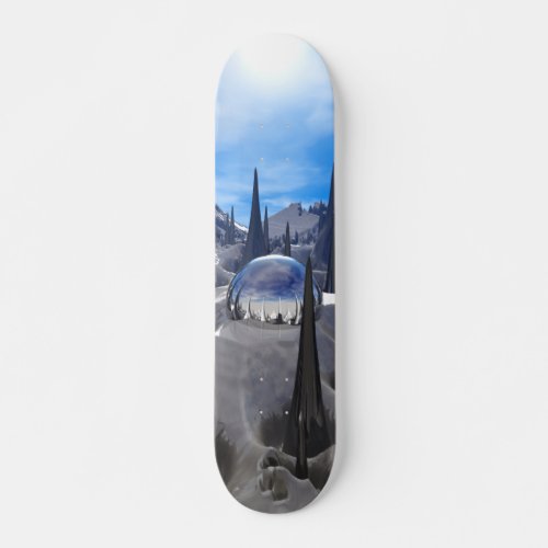 Pointed Reflections Skateboard
