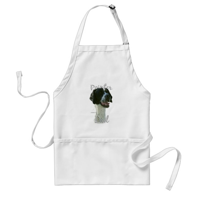 Pointer (blk) Dad 2 Adult Apron (Front)