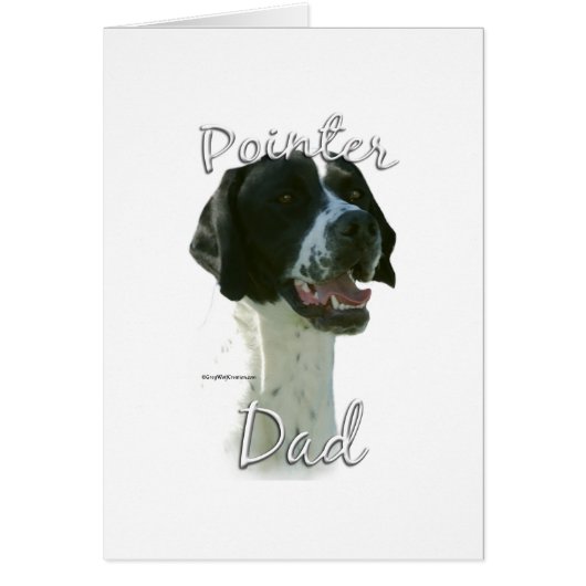 Pointer (blk) Dad 2 Cards (Front)