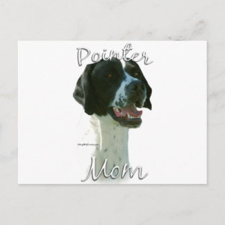 Pointer (blk) Mom 2 Postcard