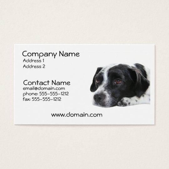 Pointer Dog Business Card
