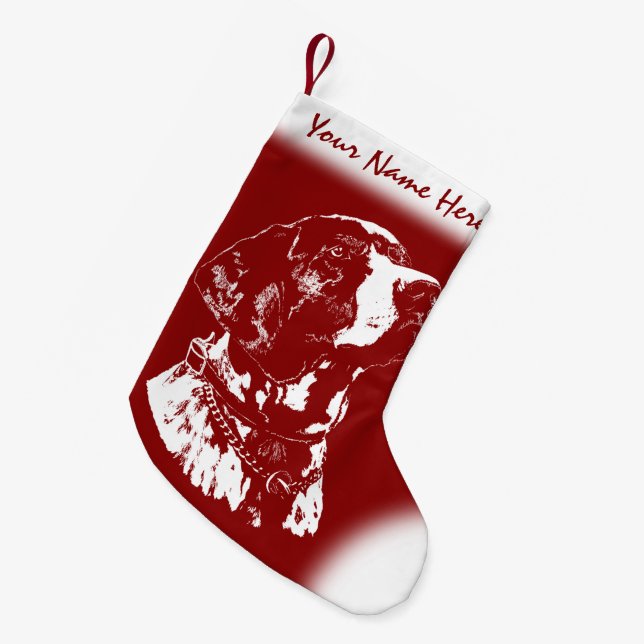 Pointer Dog Christmas Stocking Dog Lover Stockings (Front (Hanging))