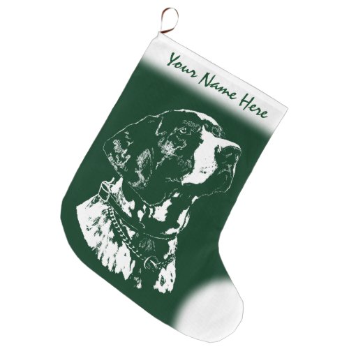 Pointer Dog Christmas Stocking Dog Lover Stockings