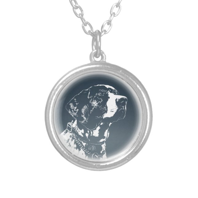 Pointer Dog Necklace Dog Lover Necklaces & Gifts (Front)
