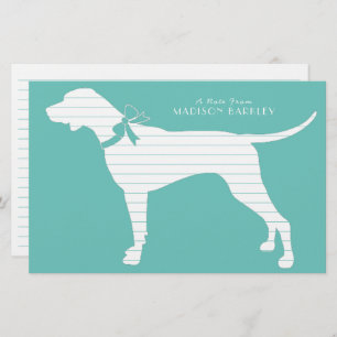 Pointer Dog Puppy English Setter Stationery