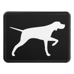 Pointer Dog Silhouette Hitch Cover