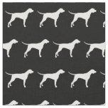 Pointer Dog Silhouette Pet Fabric