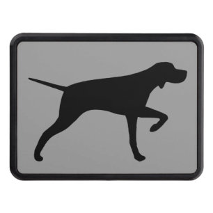 Pointer Dog Silhouette Tow Hitch Cover