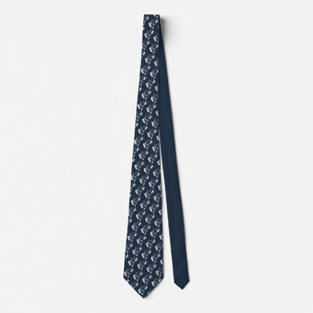 Pointer Dog Ties Stylish Dog Lover Neckties Gifts (Front)