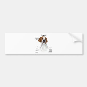 Pointer History Design Bumper Sticker