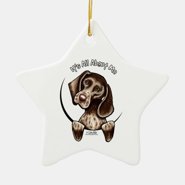 Pointer IAAM Ceramic Ornament (Front)