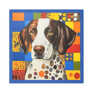 Pointer in Colorful Pop Art