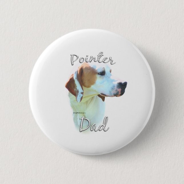 Pointer (lemon) Dad 2 Pinback Button (Front)