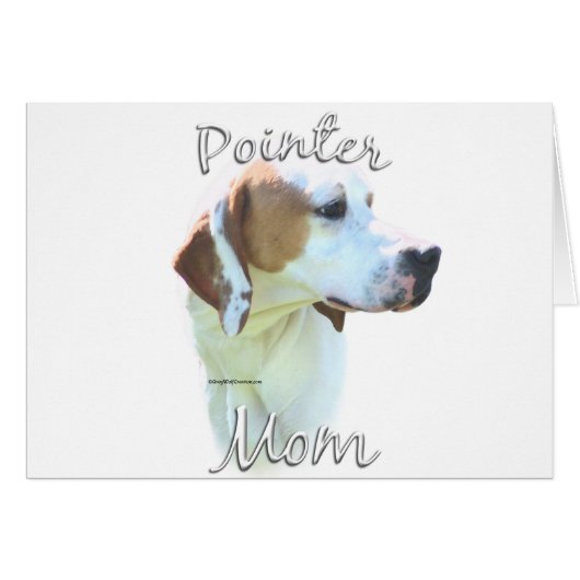 Pointer (lemon) Mom 2 Cards (Front Horizontal)