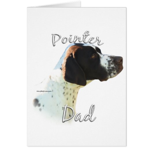 Pointer (liver) Dad 2 Cards (Front)