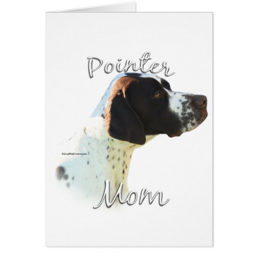 Pointer (liver) Mom 2 Cards (Front)