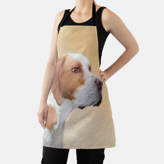 Pointer Painting - Cute Original Dog Art Apron (Insitu)