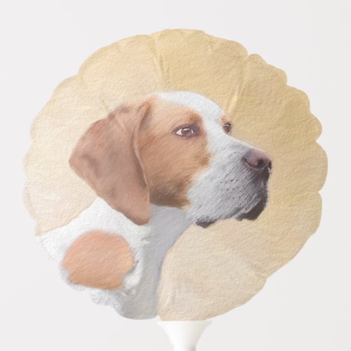 Pointer Painting _ Cute Original Dog Art Balloon