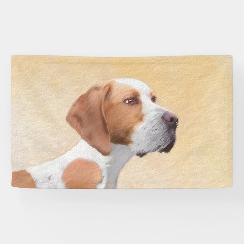 Pointer Painting _ Cute Original Dog Art Banner