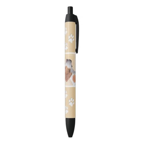 Pointer Painting _ Cute Original Dog Art Black Ink Pen