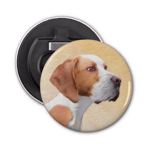 Pointer Painting _ Cute Original Dog Art Bottle Opener