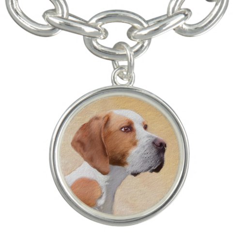 Pointer Painting _ Cute Original Dog Art Bracelet