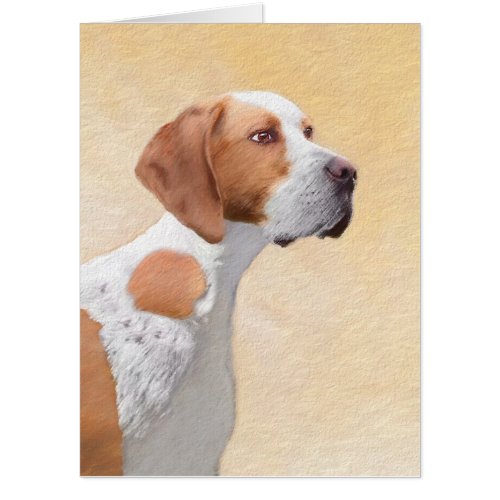 Pointer Painting _ Cute Original Dog Art Card