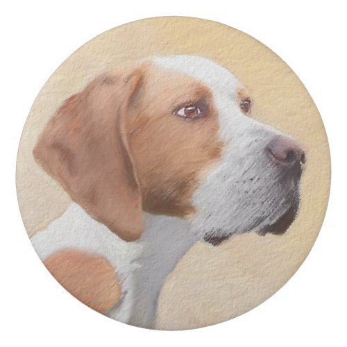 Pointer Painting _ Cute Original Dog Art Eraser