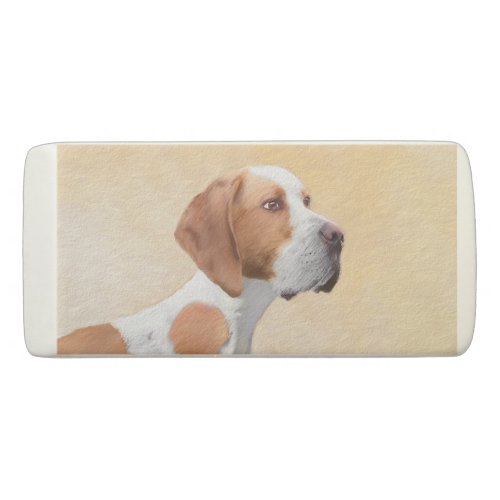 Pointer Painting _ Cute Original Dog Art Eraser