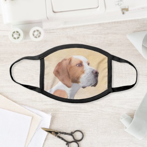 Pointer Painting _ Cute Original Dog Art Face Mask