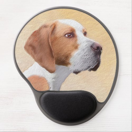 Pointer Painting _ Cute Original Dog Art Gel Mouse Pad