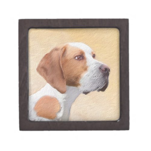 Pointer Painting _ Cute Original Dog Art Gift Box