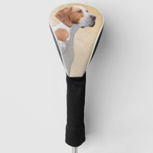 Pointer Painting - Cute Original Dog Art Golf Head Cover