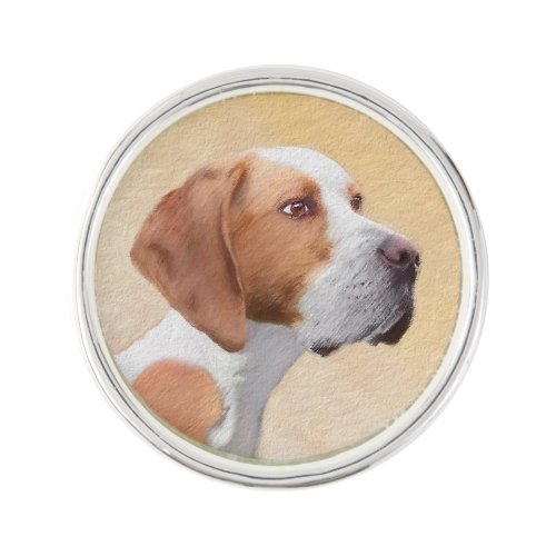 Pointer Painting _ Cute Original Dog Art Lapel Pin