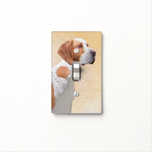Pointer Painting _ Cute Original Dog Art Light Switch Cover