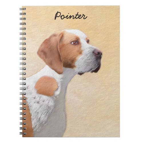 Pointer Painting _ Cute Original Dog Art Notebook