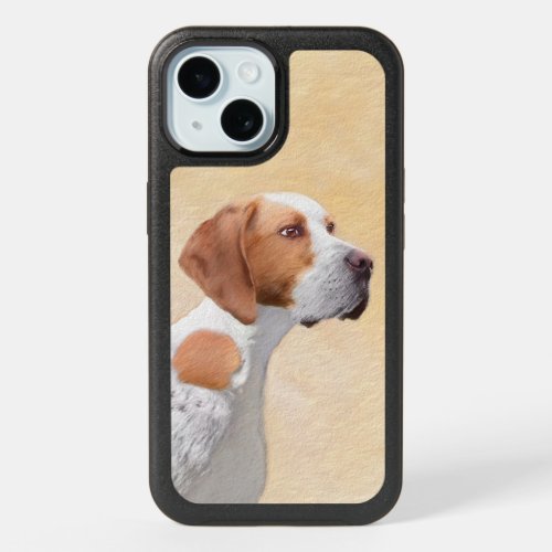 Pointer Painting _ Cute Original Dog Art iPhone 15 Case