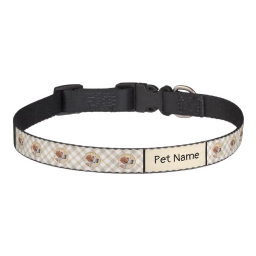 Pointer Painting _ Cute Original Dog Art Pet Collar